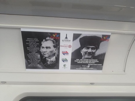 İzmir Metrosunun "hayal vagonu" seferde