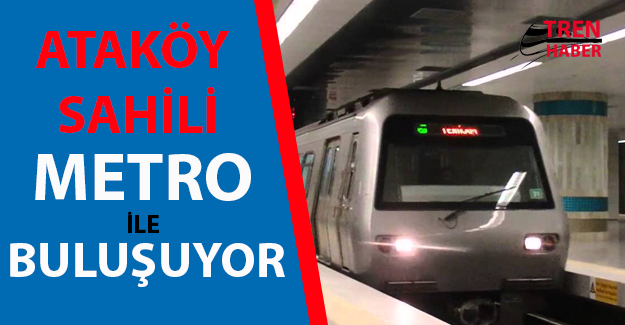 Ataköy Sahil' de Metro Heyecanı