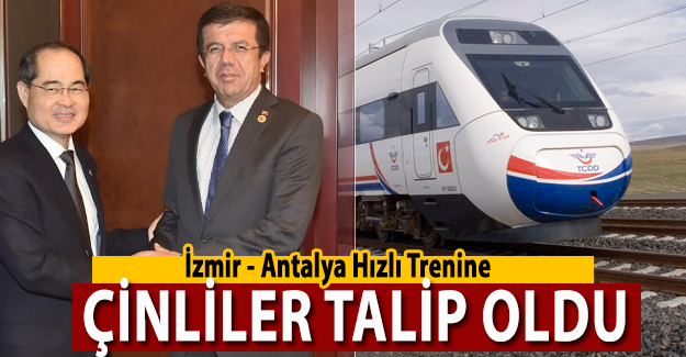 İzmir Antalya Hızlı Trenine Çinliler Talip Oldu