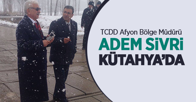 TCDD 7. Bölge Müdürü Adem Sivri Kütahya'da Geçitte İncelemelerde Bulundu!