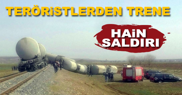 Diyarbakırda Teröristlerden Trene Hain Saldırı!