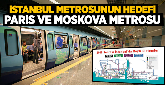 İstanbul Metrosunun Hedefi Paris ve Moskova Metrosu