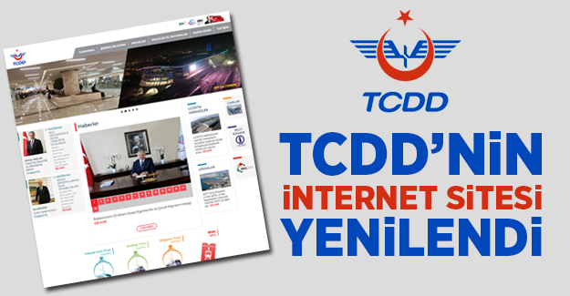 TCDD'nin İnternet Sitesi Yenilendi