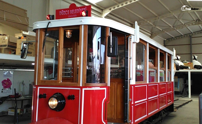 Düzce’nin nostaljik tramvayı hazır