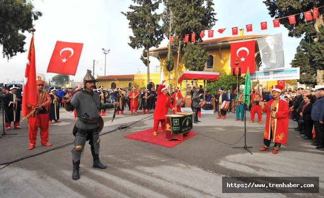Atatürk'ün Osmaniye'ye gelişi tren istasyonunda başlayan törenle kutlandı