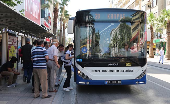 15 Temmuz’da Denizli'de Otobüsler Ücretsiz