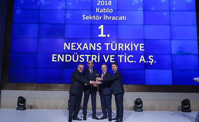 Nexans Türkiye, Bu Yıl da Kablo Sektörünün İhracat Şampiyonu Oldu