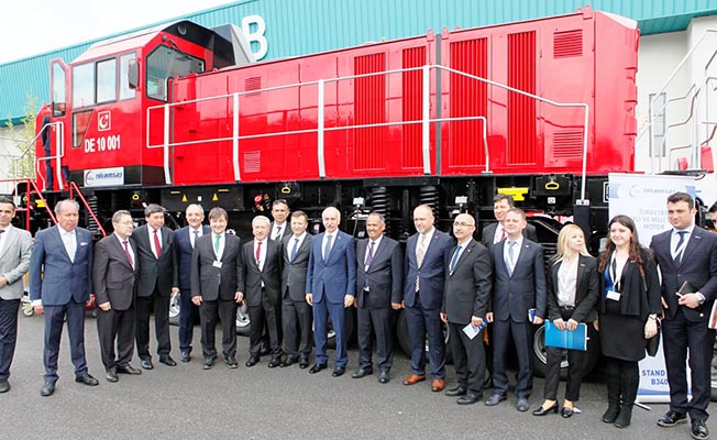 Milli Elektrikli Manevra Lokomotifi Eurasia Rail 2019'da