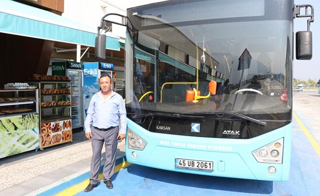 Manisa'da İlçe Otobüsleri Yeni Yerinde Hizmet Veriyor