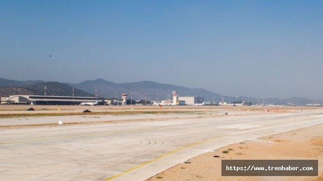 Milas Bodrum Havalimanı’nın Yenilenen Pisti Hizmete Alındı