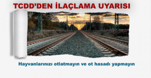Afyonkarahisar - Konya  Demiryolunda Ot Mücadelesi Nedeniyle İlaçlama Yapılacak