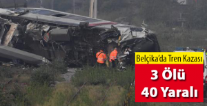 Belçika'da Tren Kazası 3 Ölü 40 Yaralı