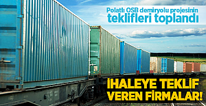 Polatlı OSB demiryolu ihalesinin teklifleri toplandı