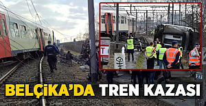 Belçika'da Yolcu Treni Raydan Çıktı! Bir Ölü