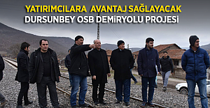 Dursunbey OSB’ye, Gazellidere istasyonundan iltisak hattı projesi