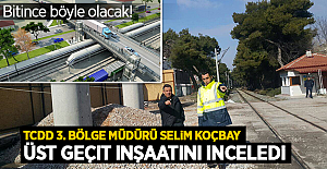 Selim Koçbay yapımı devam eden üstgeçit çalışmalarını inceledi