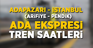 Adapazarı (Arifiye) - İstanbul (Pendik) Tren Saatleri! 2017 GÜNCEL