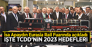 İsa Apaydın Eurasia Rail'de TCDD'nin 2023 hedeflerini yineledi