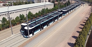 Akçaray'ın altıncı tramvayı kente geldi