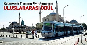 Konya tramvayına uluslararası ödül