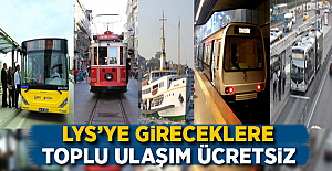 İstanbul'da LYS'ye gireceklere toplu ulaşım ücretsiz