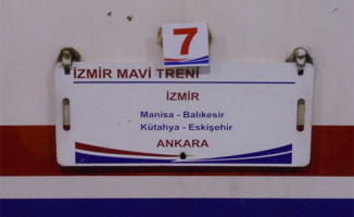 İzmir Mavi Treni Ankara Gar'a Geliyor