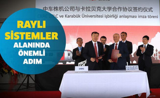 Karabük Üniversitesi ile Çin Demiryolu Şirketi Arasında İş Birliği