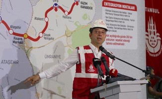 Ümraniye-Ataşehir-Göztepe metro hattı çalışmaları yeniden başladı