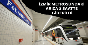 İzmir Metrosu'nda Arıza 3 Saatte Giderildi