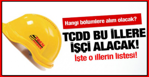 TCDD Karabük'te Eski Hükümlü İşçi Personel Alımı Yapacak 2016