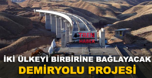 Azerbaycan İran demiryolu projesinde Bakü tarafında çalışmalar bitti