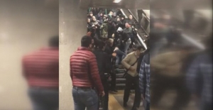 Napoli Taraftarları Şirinevler Metrosunda Olay Çıkardı