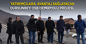 Dursunbey OSB’ye, Gazellidere istasyonundan iltisak hattı projesi