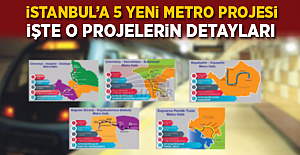 İstanbul'a 5 yeni metro projesi! İşte İstanbul'un yeni metro projeleri
