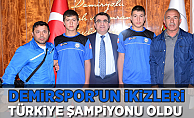 Demirspor'lu İkizler Türkiye Şampiyonu Oldu