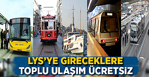 İstanbul'da LYS'ye gireceklere toplu ulaşım ücretsiz