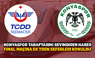 TCDD'den Konyaspor taraftarını sevindiren haber! Ek sefer konuldu