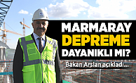 Bakan Arslan: "Marmaray 7,5 şiddetinde depreme dayanıklı"