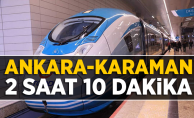 Ankara Karaman 2 saat 10 dakika