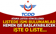 TCDD Atama Sonuçları Güncellendi (29.06.2018)