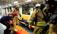 Üsküdar-Çekmeköy Metro Hattında Yangın Tatbikatı Gerçekleştirildi